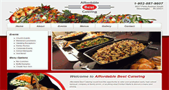 Desktop Screenshot of affordablebestcatering.com